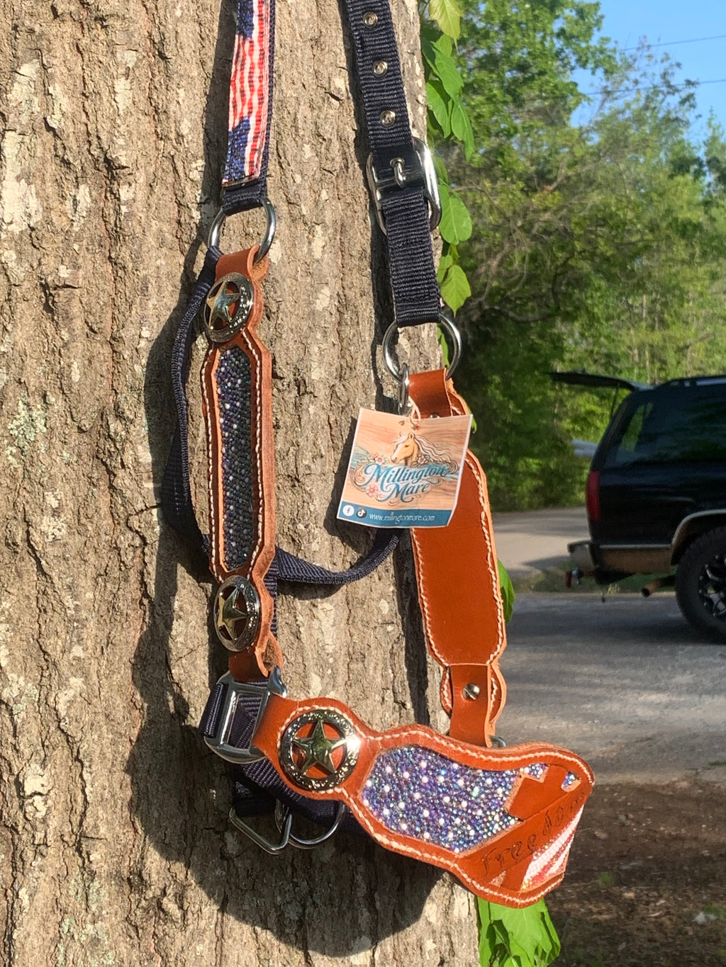 Freedom Red White Blue Bronc Halter RTS