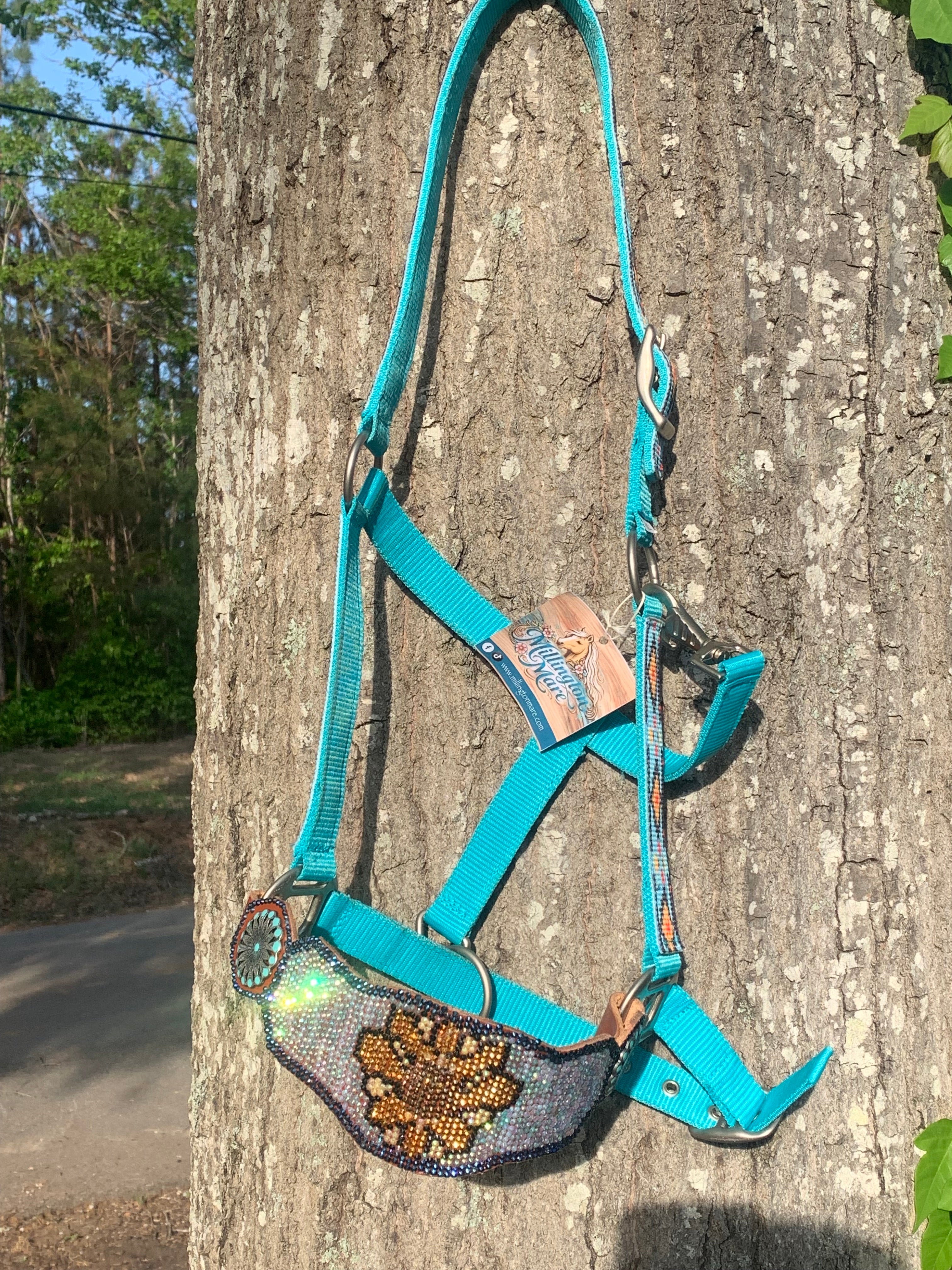 Floral Bling Bronc Halter RTS