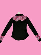 Catty Cowgirl Western Pearl Snap Girls Rodeo Shirt
