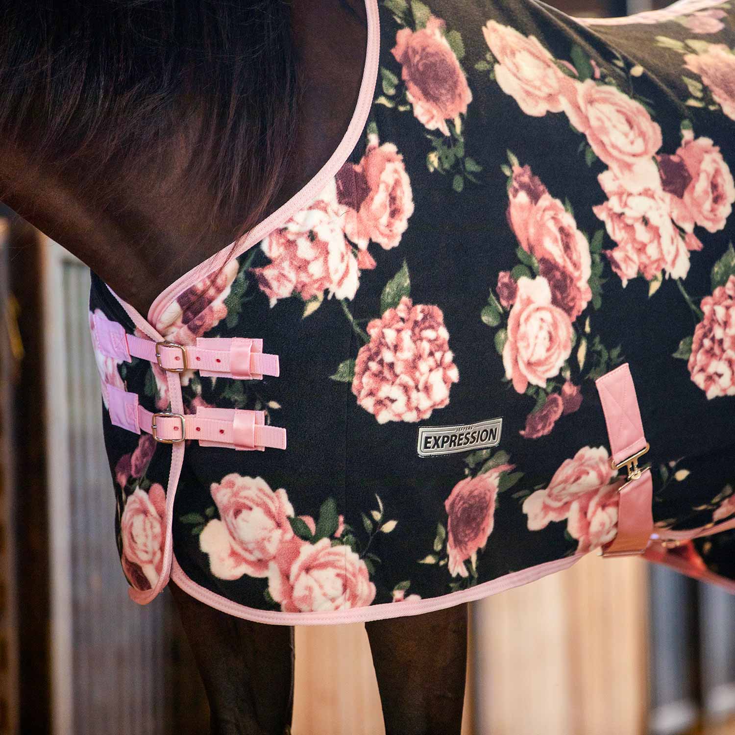 Jeffers Expression Standard Neck Fleece Horse Cooler