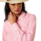 Ariat Women's Kirby Pro Shirt – Long Sleeve, Athletic Fit, UV Protection, Riding & Outdoor Wear