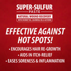 Jeffers Super-Sulfur Skin & Wound Healing Paste for Pets, Horses, & Livestock