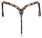 Rafter T Peppered Hide Breast Collar